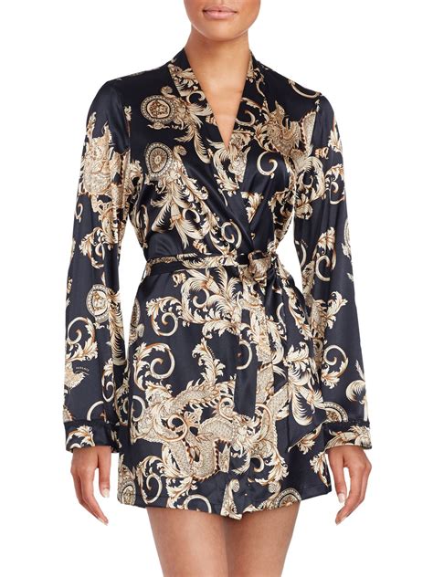 versace dressing gown women.